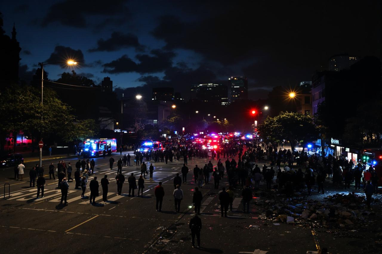 某地突发地震!震感明显,居民纷纷下楼避险,暂无人员伤亡